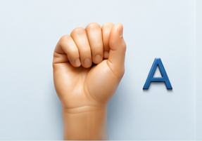 ASL sign for A