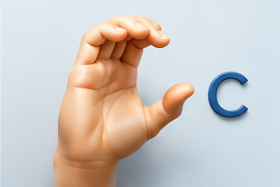 ASL sign for C